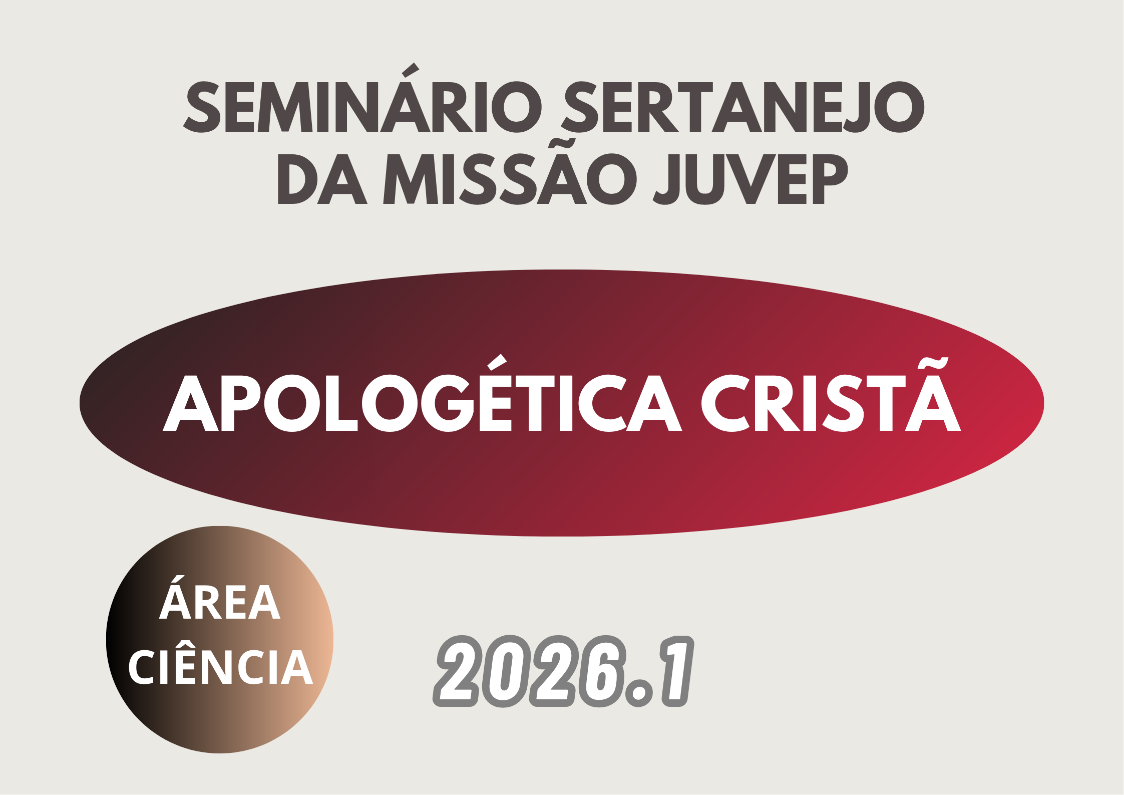 Apologética Cristã - 2026.1