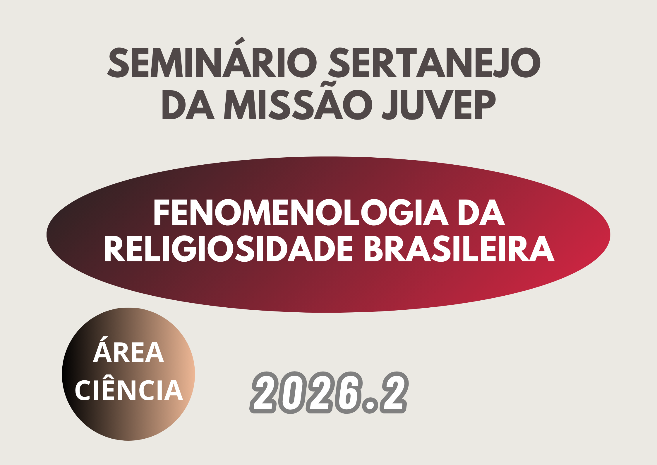 Fenomenologia da Religiosidade Brasileira - 2026.2